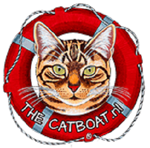 Poezenboot catboat logo